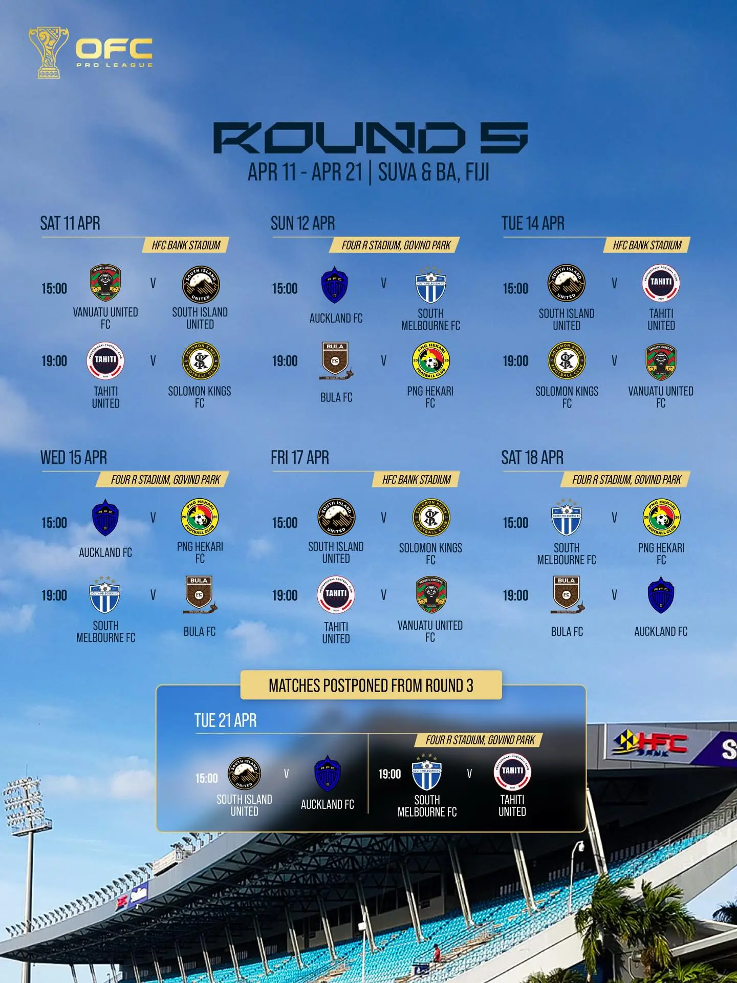 OFC Pro League kicks off in Fiji this weekend